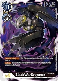 BlackWarGreymon - Battle of Omni - Digimon Card Game card