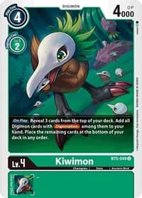 Kiwimon - Battle of Omni - Digimon Card Game card