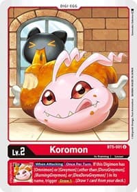 Koromon - Battle of Omni - Digimon Card Game card
