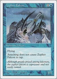 Zephyr Falcon - Fifth Edition - Magic: The Gathering card
