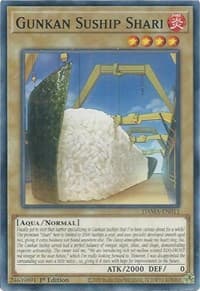 Gunkan Suship Shari - Dawn of Majesty - YuGiOh card