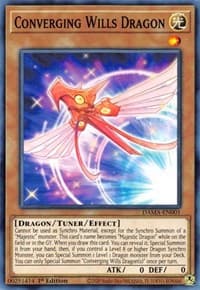 Converging Wills Dragon - Dawn of Majesty - YuGiOh card