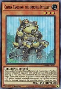 Gizmek Taniguku, the Immobile Intellect - Dawn of Majesty - YuGiOh card