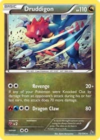 Druddigon - 70/106 (Flashfire) - Deck Exclusives - Pokemon card