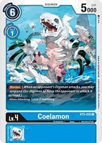 Coelamon - Battle of Omni - Digimon Card Game card