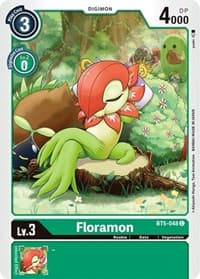 Floramon - Battle of Omni - Digimon Card Game card