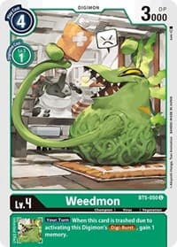 Weedmon - Battle of Omni - Digimon Card Game card