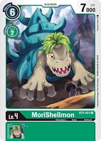 MoriShellmon - Battle of Omni - Digimon Card Game card