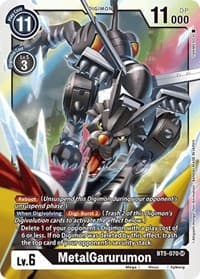 MetalGarurumon - BT5-070 - Battle of Omni - Digimon Card Game card