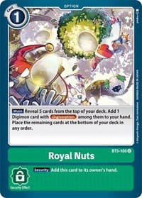 Royal Nuts - Battle of Omni - Digimon Card Game card