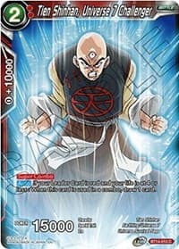 Tien Shinhan, Universe 7 Challenger - Cross Spirits - Dragon Ball Super: Masters card