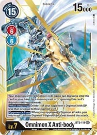 Omnimon X Anti-body - Battle of Omni - Digimon Card Game card
