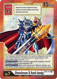 Omnimon X Anti-body (Alternate Art) - Battle of Omni - Digimon Card Game card