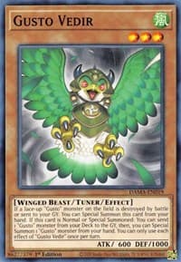 Gusto Vedir - Dawn of Majesty - YuGiOh card