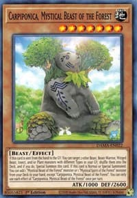 Carpiponica, Mystical Beast of the Forest - Dawn of Majesty - YuGiOh card
