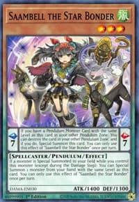 Saambell the Star Bonder - Dawn of Majesty - YuGiOh card
