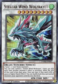 Stellar Wind Wolfrayet - Dawn of Majesty - YuGiOh card