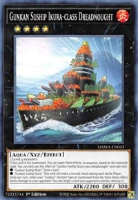 Gunkan Suship Ikura-class Dreadnought - Dawn of Majesty - YuGiOh card