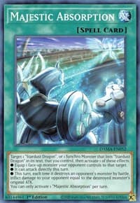 Majestic Absorption - Dawn of Majesty - YuGiOh card