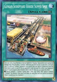 Gunkan Sushipyard Seaside Supper Spot - Dawn of Majesty - YuGiOh card