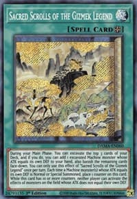 Sacred Scrolls of the Gizmek Legend - Dawn of Majesty - YuGiOh card