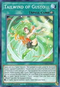 Tailwind of Gusto - Dawn of Majesty - YuGiOh card