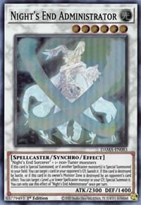 Night's End Administrator - Dawn of Majesty - YuGiOh card