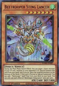 Beetrooper Sting Lancer - Dawn of Majesty - YuGiOh card