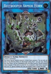 Beetrooper Armor Horn - Dawn of Majesty - YuGiOh card