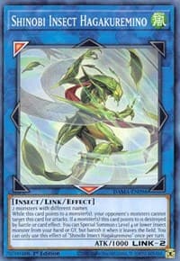 Shinobi Insect Hagakuremino - Dawn of Majesty - YuGiOh card