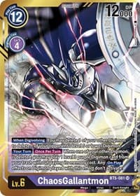 ChaosGallantmon (Alternate Art - Kenji Watanabe) - Battle of Omni - Digimon Card Game card