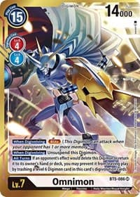 Omnimon (Alternate Art - sasasi) - Battle of Omni - Digimon Card Game card