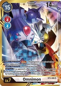 Omnimon (Alternate Art - Nakano Haito) - Battle of Omni - Digimon Card Game card