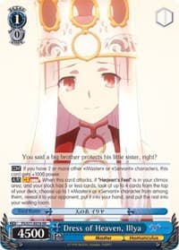 Dress of Heaven, Illya - Fate/stay night [Heaven's Feel] Vol.2 - Weiss Schwarz card
