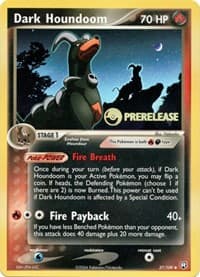 Dark Houndoom - 37/109 (Prerelease) - Nintendo Promos - Pokemon card