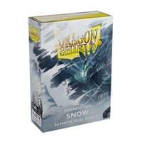 Dragon Shield Dual Matte Japanese Sleeves - Snow (60-Pack) - Dragon Shield Card Sleeves - Card Sleeves card