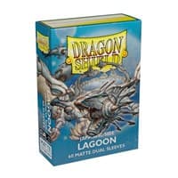 Dragon Shield Dual Matte Japanese Sleeves - Lagoon (60-Pack) - Dragon Shield Card Sleeves - Card Sleeves card