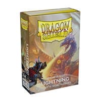 Dragon Shield Dual Matte Japanese Sleeves - Lightning (60-Pack) - Dragon Shield Card Sleeves - Card Sleeves card