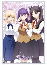 Bushiroad Sleeve Collection HG Vol.2839: Fate/stay night [Heaven's Feel] - Sakura, Saber, Rin (75-Pack) - Bushiroad Card Sleeves - Card Sleeves card