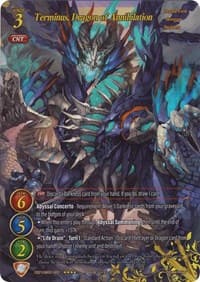 Terminus, Dragon of Annihilation (Full Art) - Onslaught of the Eldritch Gods - Gate Ruler card