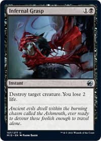 Infernal Grasp - Innistrad: Midnight Hunt - Magic: The Gathering card