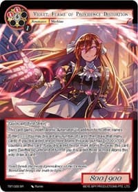Violet, Flame of Providence Distortion - The Seventh - Force of Will card