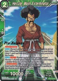 Hercule, Majin Exterminator - Cross Spirits Pre-Release Cards - Dragon Ball Super: Masters card