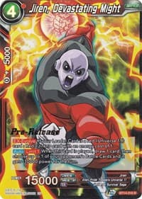 Jiren, Devastating Might - Cross Spirits Pre-Release Cards - Dragon Ball Super: Masters card