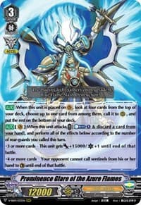 Prominence Glare of the Azure Flames - V-SS09: Revival Selection - Cardfight Vanguard card