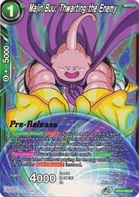 Majin Buu, Thwarting the Enemy - Cross Spirits Pre-Release Cards - Dragon Ball Super: Masters card