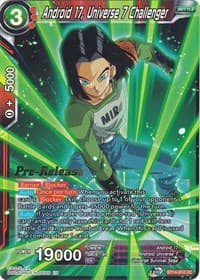Android 17, Universe 7 Challenger - Cross Spirits Pre-Release Cards - Dragon Ball Super: Masters card