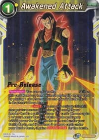 Awakened Attack - Cross Spirits Pre-Release Cards - Dragon Ball Super: Masters card