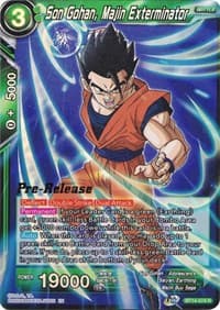 Son Gohan, Majin Exterminator - Cross Spirits Pre-Release Cards - Dragon Ball Super: Masters card