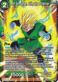 SS Son Gohan, Glimpsing Potential - Cross Spirits Pre-Release Cards - Dragon Ball Super: Masters card